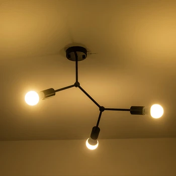 LED Griestu Lustras Apgaismojums Dzīvojamā Istabā, Guļamistabā, Molekulārā Lustras Vairāki vadītāji, Radošo Home gaismas Ķermeņi, Mūsdienu