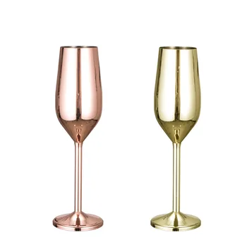 200ml nerūsējošā tērauda šampanieša glāzi goblet kritums-izturīgs Eiropas burbulis stikla kāzu sarkanā vīna glāzi sweet home stikls