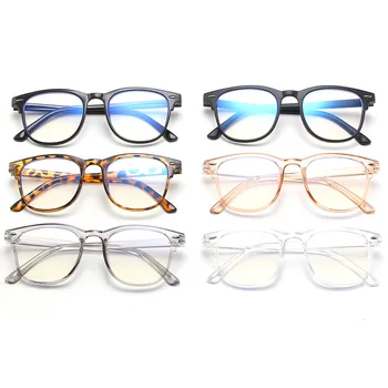 Caurspīdīgs Datora Brilles Rāmis Sievietēm, Vīriešiem Anti Zilā Gaisma Apaļas Brilles Pretbloķēšanas Brilles, Optisko Briļļu Briļļu